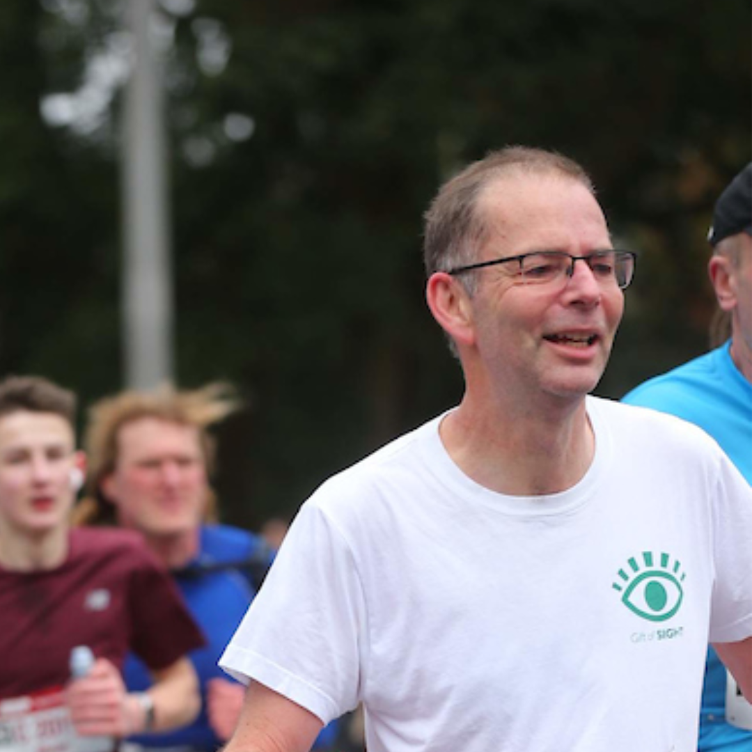 Prof Lotery running marathon