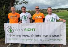 Team GoS Highfield Relay team at end of Clarendon Marathon 