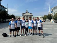 Joe Marsden team standing in front of Guildhall Squaer