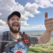 Mike Larcombe completing Croatian Long Distance Trail 
