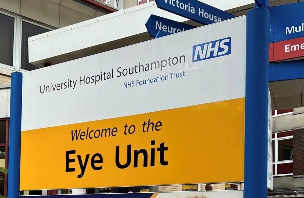 Southampton Eye Unit Sign